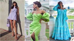 Как и с чем носить цветные и яркие платья: 40+ самых красивых примеров