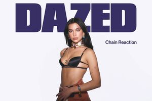 Дуа Липа снялась в нижнем белье для журнала Dazed