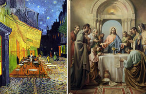 Что связывает «Кафе» Ван Гога и библейский сюжет «Тайной Вечери»
