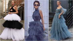 Как стильно носить платье из фатина: 13 модных идей для роскошных женщин