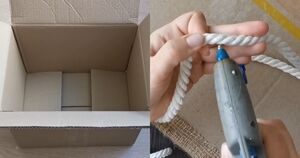 Нужная и практичная вещица из обычной картонной коробки