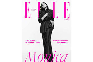 58-летняя Моника Беллуччи в строгом костюме снялась для обложки Elle