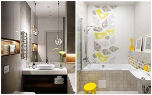 Маленькая ванная комната: 10 идей стильного декора
