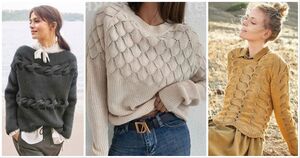 Осень невозможно представить без вязаного свитера: большая подборка стильных идей