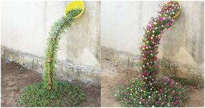 Водопад цветов в вашем саду: интересный и красивый дизайн клумбы