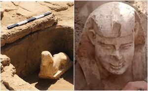 Кого напомнил учёным недавно найденный в Египте сфинкс