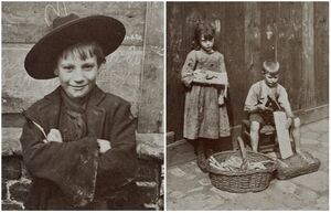 Беспризорники Лондона: Фотографии 100-летней давности о жизни бездомных детей