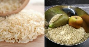 Как удалить нагар со сковороды с помощью риса