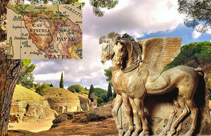 Какую найну хранит шедевр загадочной цивилизации этрусков - крылатые кони Тарквинии