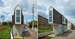 Узкий дом в Японии с широчайшими возможностями внутри