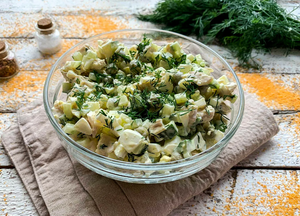 Салат «Ковбой» – сытный салат, с пикантным вкусом