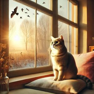 Кошачий телевизор: зачем коты часами смотрят в окно?