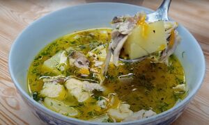 Лёгкий вкусный куриный супчик