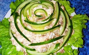 Очень вкусный салат для праздничного стола за считанные минуты