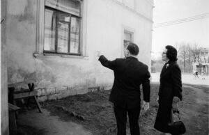1960. Борис Шаляпин в Москве. В бывшем доме Ф.И. Шаляпина