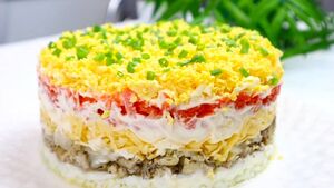 Нежный и очень вкусный салат «Полтавский». Пальчики oближитe