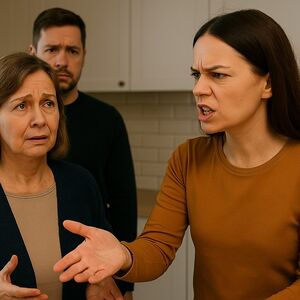 — У меня своя жизнь, своя семья, а мама твоя — это твоя забота.