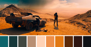 Цветовая палитра сцен известных фильмов