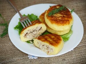 Картофельные зразы с куриной начинкой — невероятно вкусное блюдо