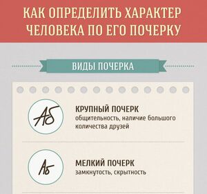 Что говорит о человеке его почерк