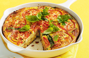 Пирог-зпеканка из кабачка - быстро и вкусно