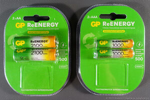 Тест новых аккумуляторов GP ReENERGY