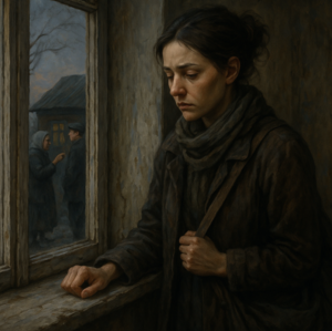 Марина случайно подслушала, как муж с матерью шептались в коридоре — о её ребёнке