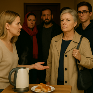 — Не тебе решать, кто тут остаётся. Мы люди гостеприимные, никого не выгоняем. Отойди, — заявила свекровь