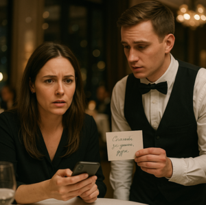 Муж с его матерью улизнули из ресторана, бросив меня без копейки, и тут ко мне подошла уборщица…