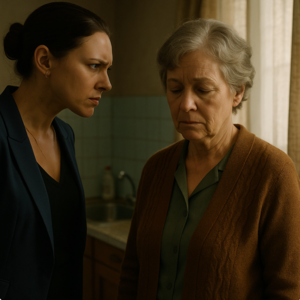 — Ага, побежала я твоей мамаше унитаз натирать! Чтобы нанимала уборщицу, иначе я мигом выставлю её отсюда с сумками! — процедила сквозь зубы Марина.