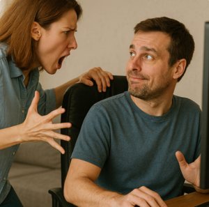 Сил больше нет убирать за мужем!