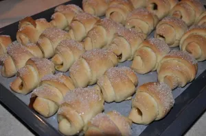 Лучший рецепт песочных рогаликов, которые понравятся каждому! Когда вы их попробуете, не сможете оторваться!