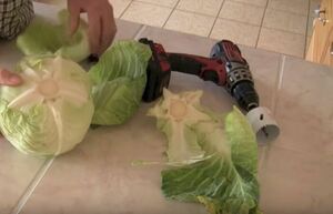 Способ приготовления голубцов с использованием шуруповерта