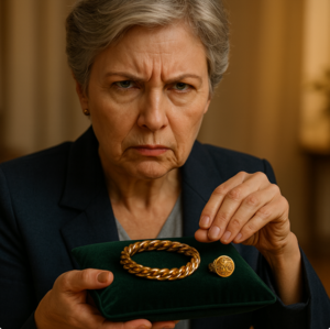 — В знак почтительности ты обязана отдать мне либо браслет, либо перстень. Я не переборчива. Выбирай, — заявила свекровь