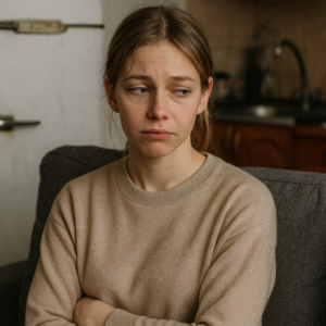 Мужчина mерпиmся «любой ценой», что «так надо», что «нет выхода».