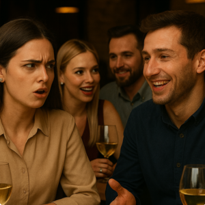 Жестко проучила гражданского мужа и его компанию.