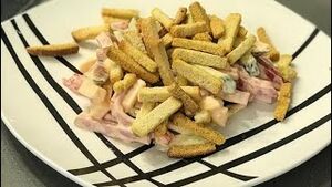 Простой и очень вкусный салат, который можно готовить хоть каждый день