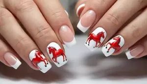 Маникюр на Новый год: топовые оттенки и трендовые дизайны