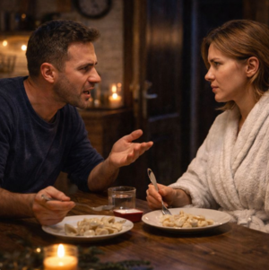 — Значит, твоя мать достойна такого щедрого подарка, а я — нет? — уперев ладони в талию, резко произнесла супруга.