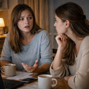 Девка твоя еле держится… А дитя — слабое, как пёрышко… Всё из-за тебя…