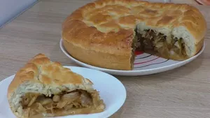 Простой пирог из капусты. Это стоит попробовать!