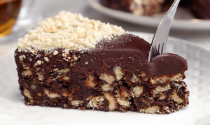 Шоколадный торт без выпечки