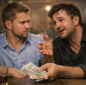 У меня сейчас с деньгами туго. Тебе же сегодня прилично надарили, одолжи немного?