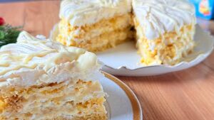 Торт “Мишутка” — нежность, которую не описать словами. Очень вкусно!