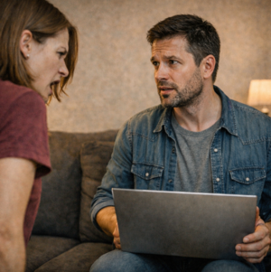 — Ты вывел все наши сбережения к бывшей?!