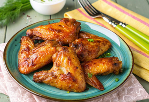 Куриные крылышки на сковороде