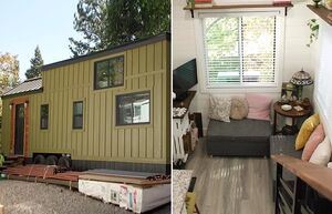 Бабушка семерых внуков построила крошечный дом, чтобы начать жизнь без долгов