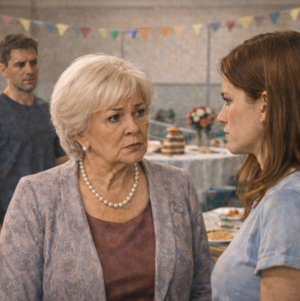 Юбилей свекрови в столовой при заводе…