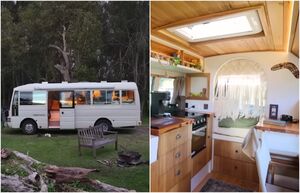 Пара переоборудовала автобус, чтобы жить на собственных условиях