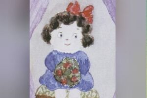 Акварель великой княгини Анастасии Романовой, около 1914 г